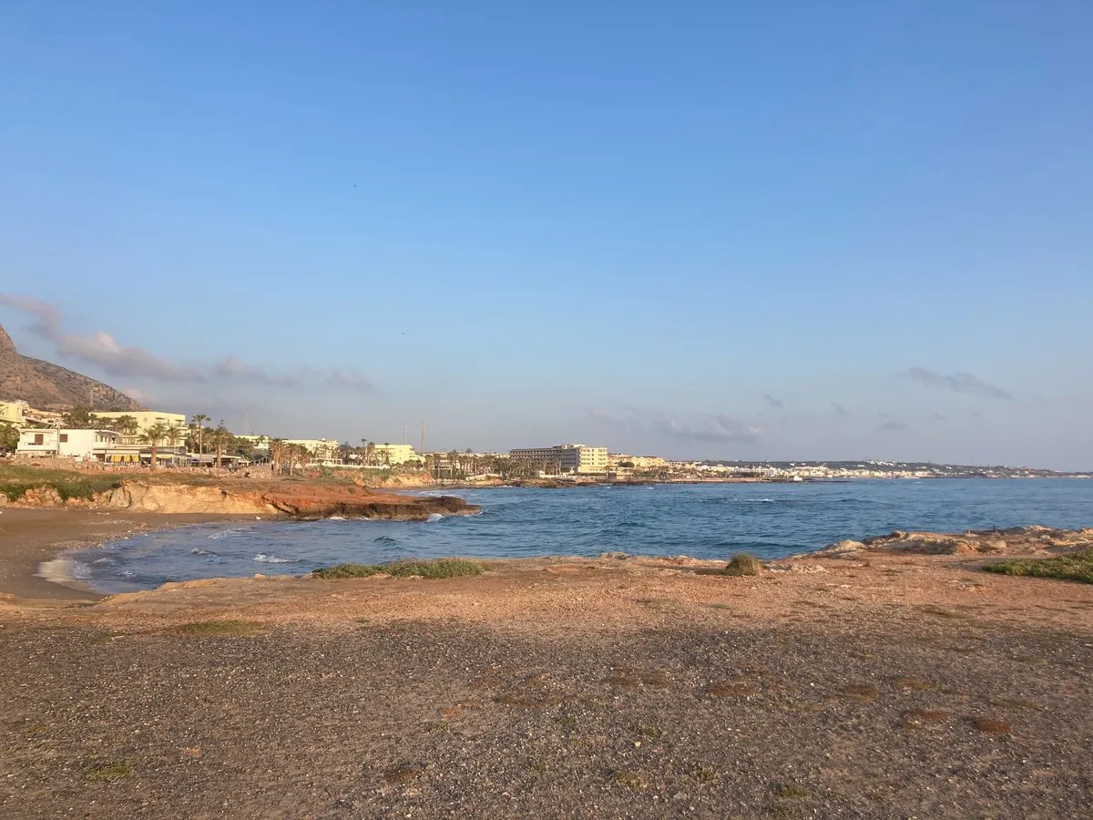Die weitere Bucht bei Hersonissos