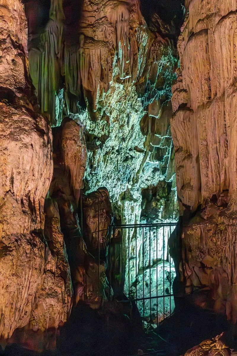 The great chamber of the Melidoni cave